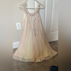 Ryu Cream Lace Detail Dress